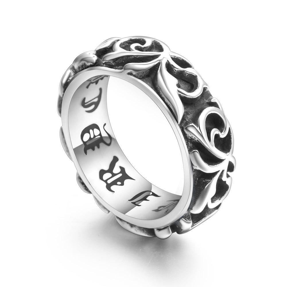 

European and American Style Jewelry, Classical Pattern Personalized Retro Ring, Male and Female Tail Ring 2026 10