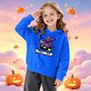 Boys' Printed Hooded Long Sleeve Sweatshirt for Casual Sports and Daily Wear