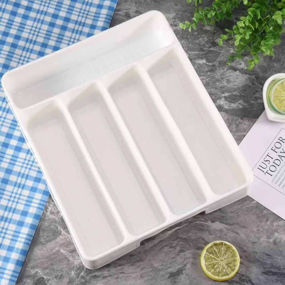 Compartments Drawer Divider Tray Rectangle Spoon Fork Separation Box Cutlery Container  Cabinet