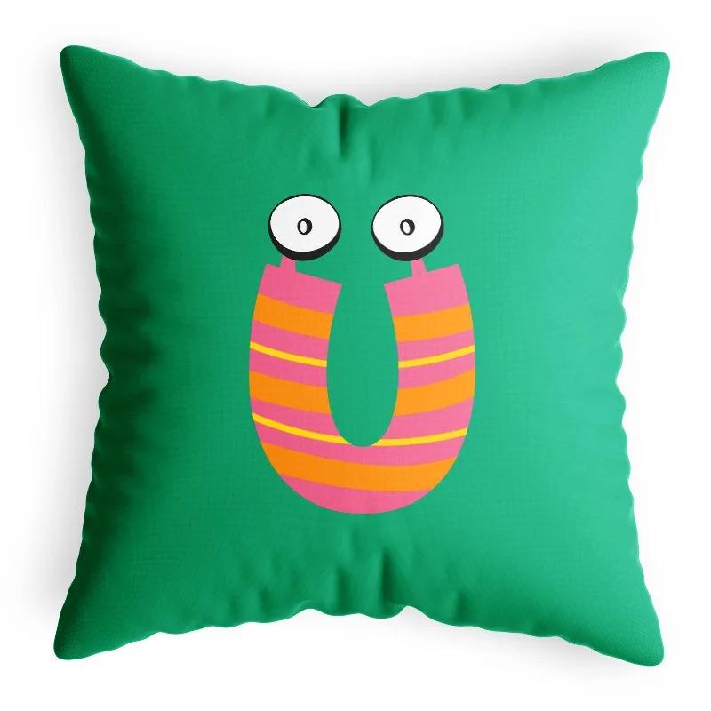 Cartoon Funny Animal Letter Pillowcase Home Decoration Children's Room Game Pillowcase Living Room Sofa Cushion Cover
