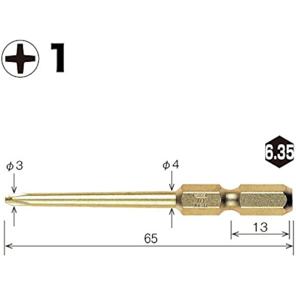 VESSEL (VESSEL) gold tiered bits +1 x 65 2 pieces GM161065