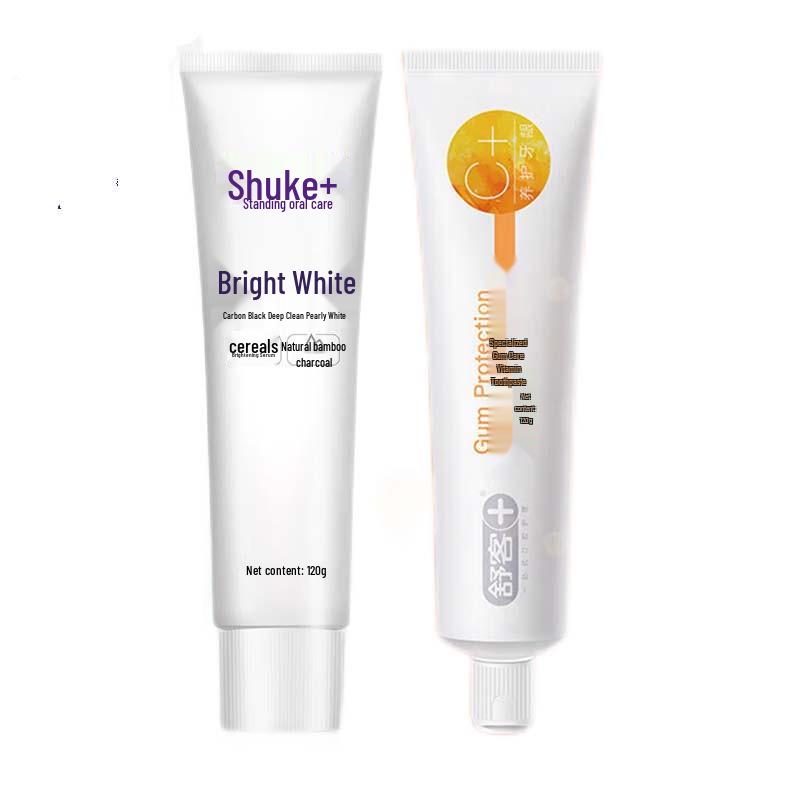 Набор зубных паст Shuke Green Bamboo Crystal Salt & Vitamin
