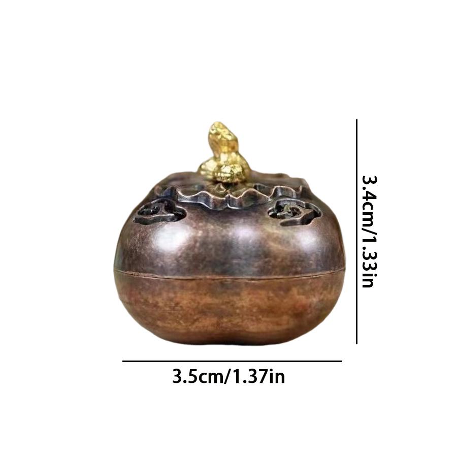 Buddhist Utensils Incense Burner Lotus Incense Censer Archaic Copper Alloy Sandalwood House Furnishings Home Office Decoration