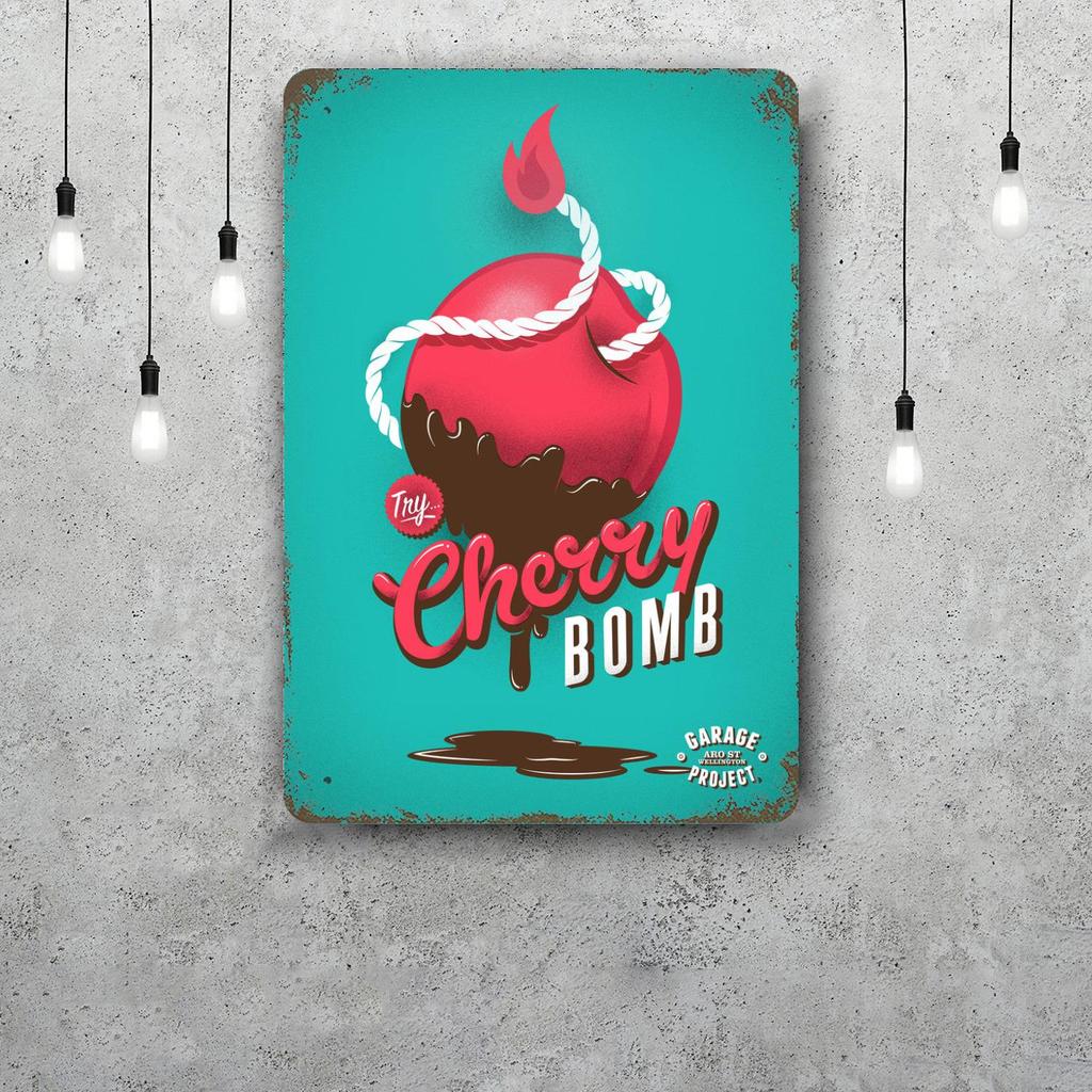 cherry Movie Funny Bar Metal Sign Retro Plaque Vintage Sign Alcohol Drinker Pub Club Man Cave Kitchen Wall Decoration