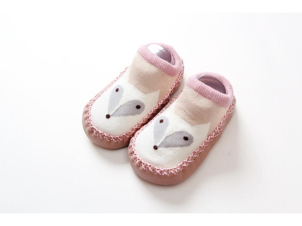 Neue Herbst Cartoon Fuchs Rutschfeste Baby- und Kleinkindsocken