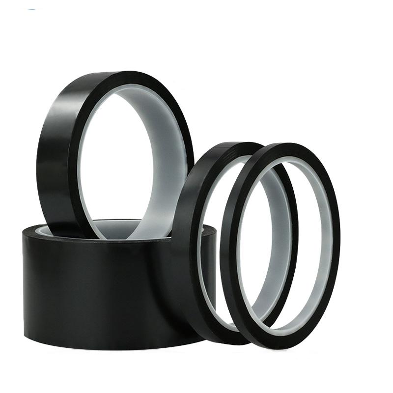 Black Kapton Tape Insulation Voltage Resistant Matte Shading High Temperature Resistant Polyimide Adhesive Tape black