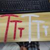 Perimeter Measurement Stick Acrylic Depth Measuring Tool T Shape Measuring Ruler for Tabletop Wargames Accurate Gaming Measurement