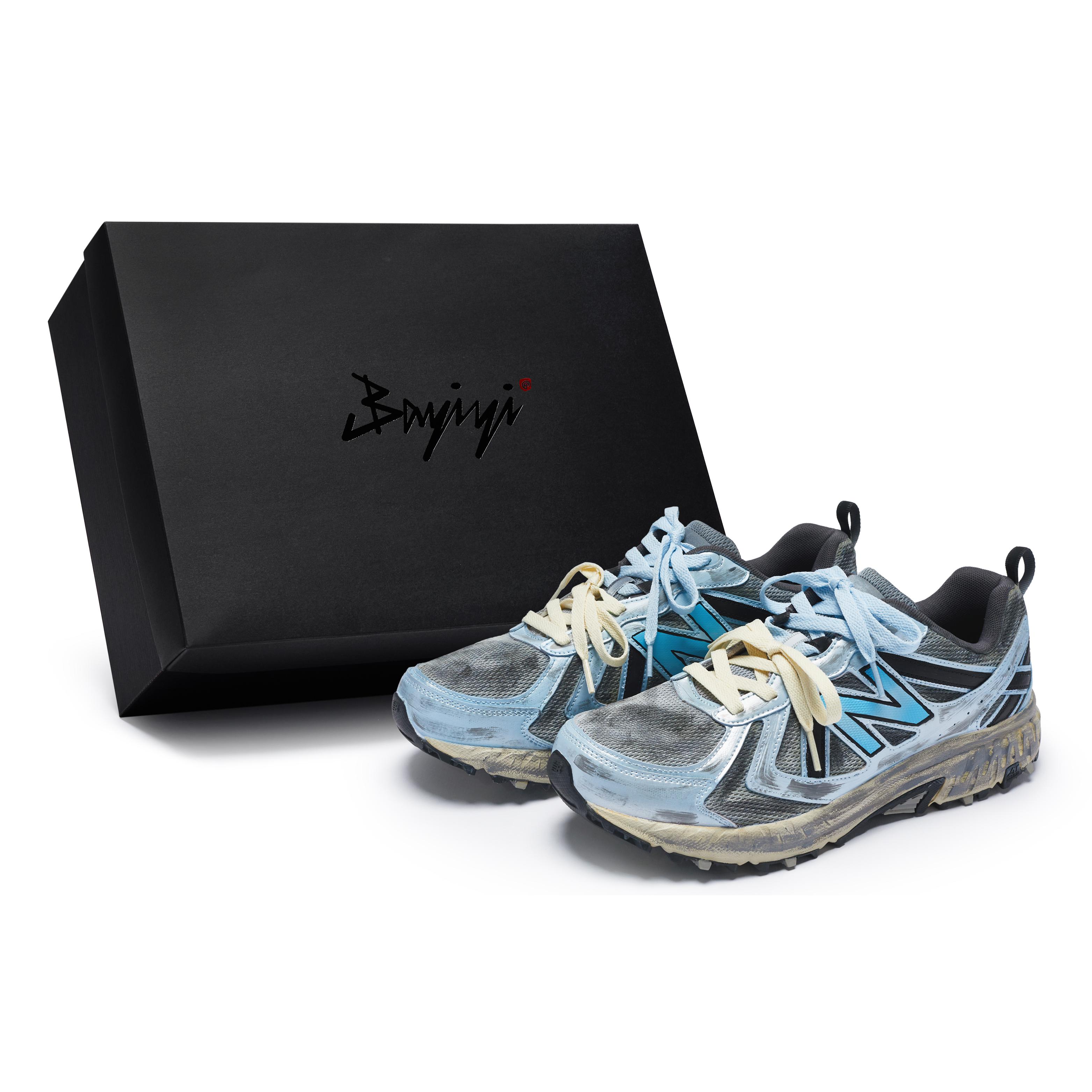 

New Balance NB 410 Slip Resistant Abrasion Resistant Low top Running Shoes Unisex Blue Gray MT410KR5(Team80-S-BOX) 45