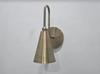 Handcrafted Raw Brass Wall Sconce Flush Mount Lamp Lobby Light