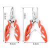 1Pcs Fishing Lure Plier Scissors Multifunctional Cutting Lines Uncoupling Fish Hooks Opening Coils Outdoor Fishing Tools Plier
