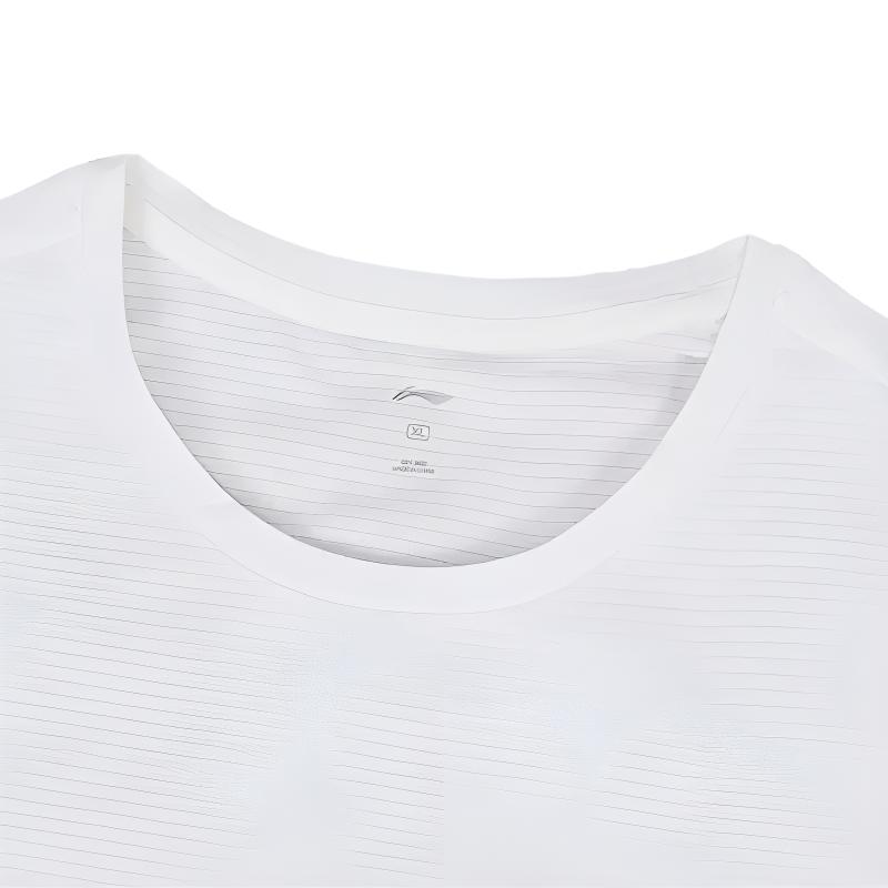 Li-Ning Plain Simple Quick-Dry Breathable Comfortable Round Neck Pullover Short Sleeve T-Shirt Casual Sports Set Unisex Tops YTSU149-3+YKSV147-1