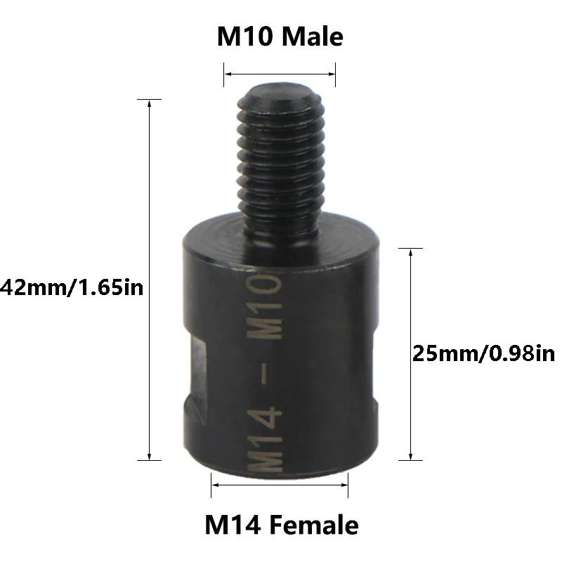 Angle Grinder Adapter Converter M10 M14 5/8-11 Thread Converter Adapte Arbor Connector For Polishing Pad Saw Blade Hole Saw Tool