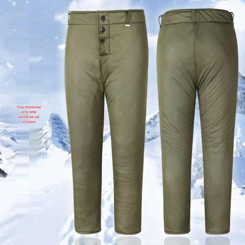 Zero Three Thermal Elastic Cotton Outfit: Warm Jacket & Pants for Outdoor Winter and Cold Storage Activities