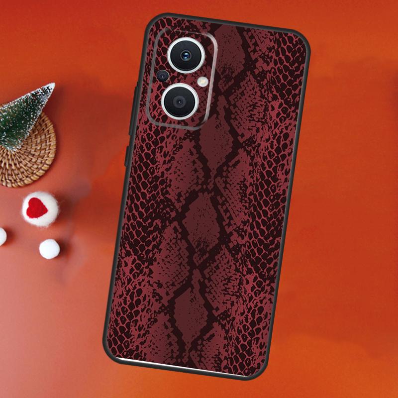 

Чехол под змеиную кожу для OPPO Find X9 X5 X6 X8 Pro OPPO Reno 14F 13F 12F 11F 10 12 13 14 Pro 7 8 Lite OPPO Reno13 F