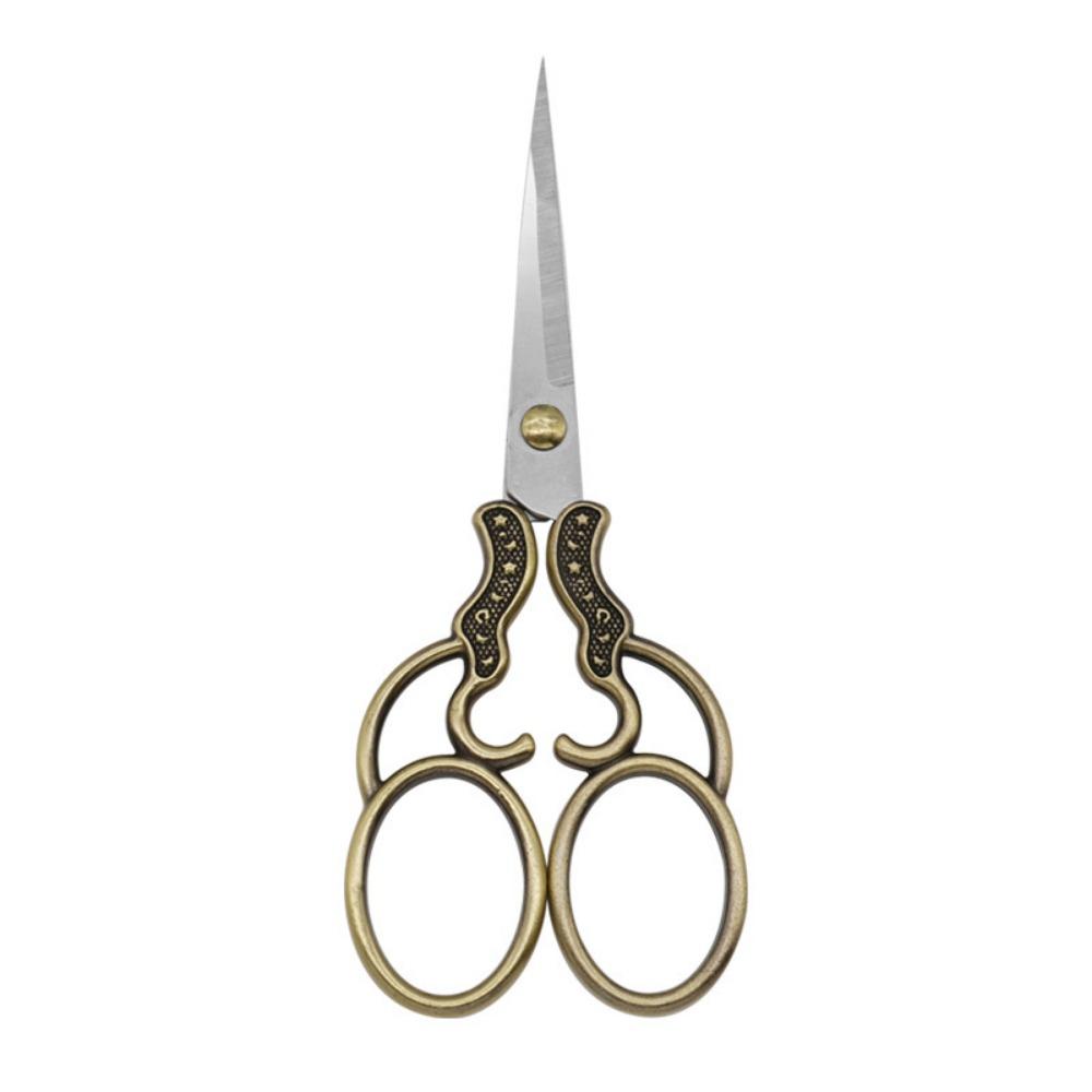Floral Pattern Sewing Scissors Zinc Zinc Zinc Alloy Embroidery Needlework Tools Everyday Use