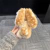 Plush Gradual Change Rabbit Ears for Apple 17promax Mobile Phone Case iPhone16 Cute 15 Autumn and Winter 14/13