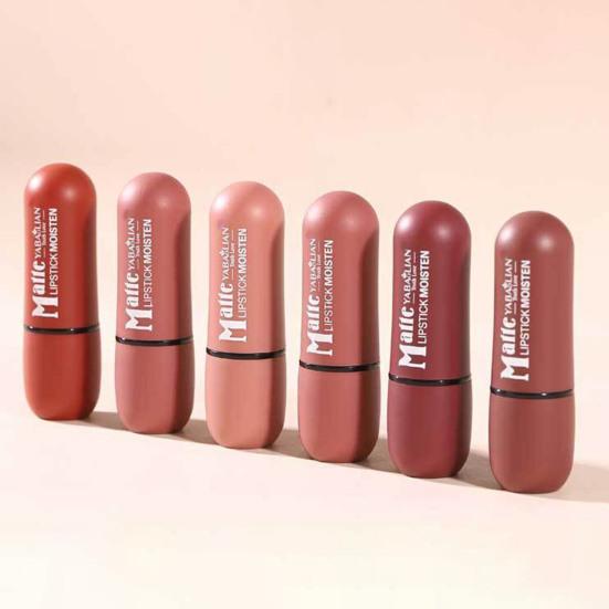 Odolná proti rozmazání Nezapečená matná textura proti vyblednutí s dlouhou životností Sametová rtěnka pro kosmetiku