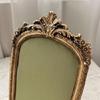 Vintage Inspired Earring Necklace Display Stand Flannel Lined Resin Frame Jewelry Organizers For Home Store Decoration