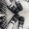 Flat Mary Jane single shoes sailor suit jk uniform small leather shoes cute Japanese retro summer Lolita shoes women