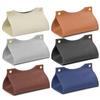New Tissue Box Holder Home Living Room Coffee Table Desktop Simple Napkin Box Kitchen Storage Paper Box PU Leather Organizers