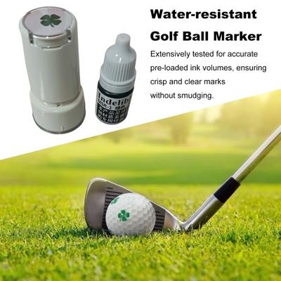 Golf Ball Stamp Self-Inking Golf Ball Stamper Fast-Drying Ball Marking Tool Customize Your Golf Balls Accessory for Golfers