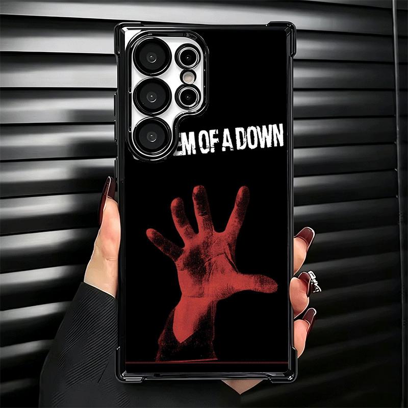 System Of A Down Soft Phone Case For Samsung Galaxy S26 Ultra S25 Edge S24 FE S23 Plus S22 S21 + S20 Plating Anti-Fall Fundas