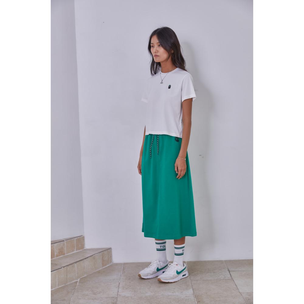 The Green Lab Recycled Maxi Skirt [Green]