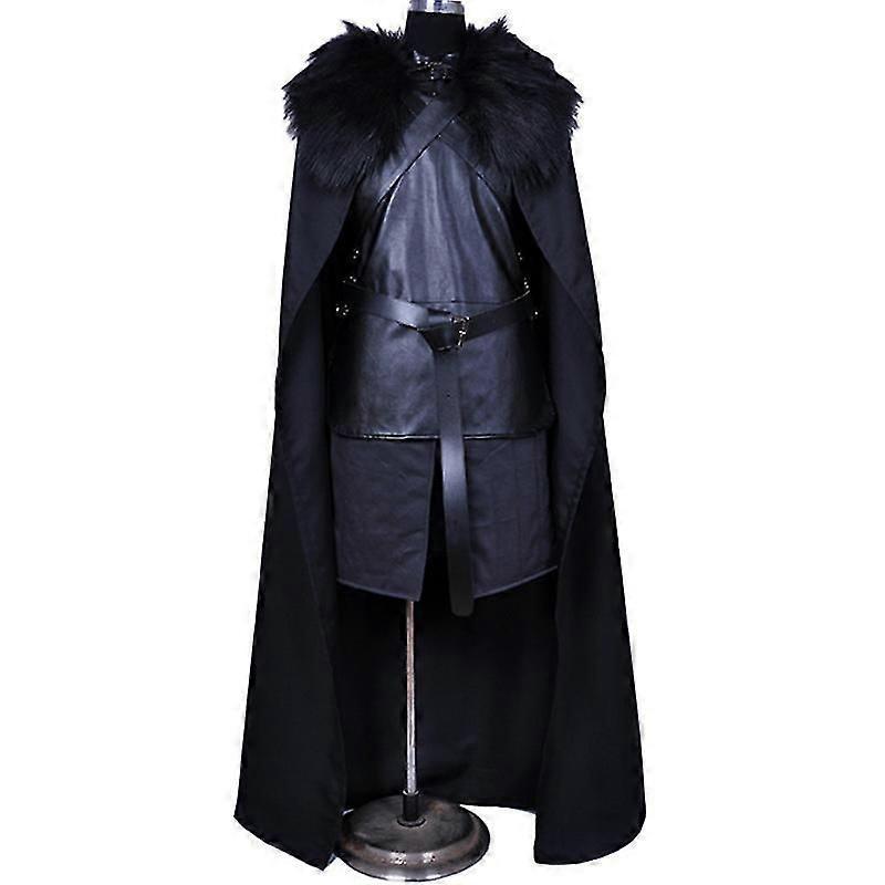 Herren Cosplay Outfit Sets Jon Schnee Kostüme Game Of Thrones Umhang
