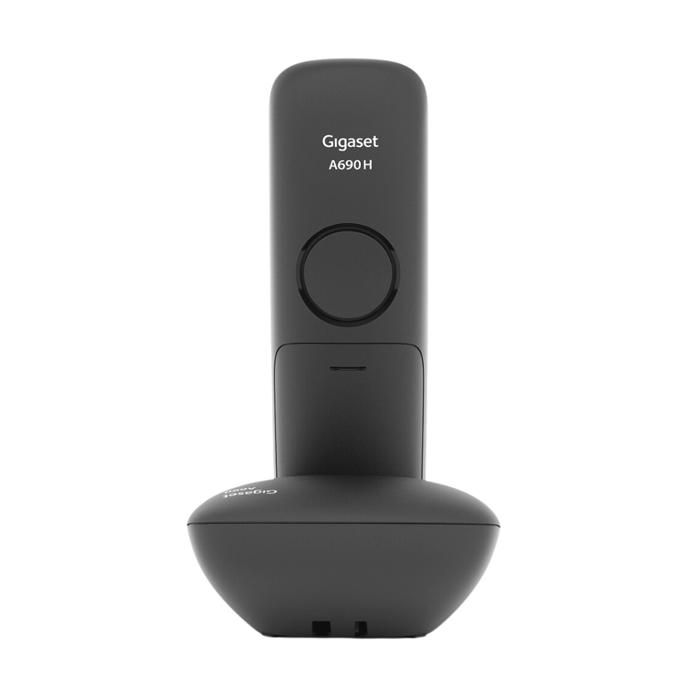 Téléphone Sans Fil - GIGASET - Gigaset A690 Iberia - Noir - DECT - Répondeur Intégré