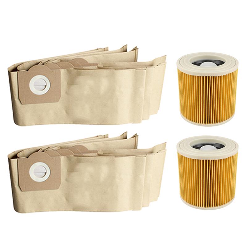 Staubbeutelfilter für Kärcher Zubehör MV3 WD3 WD3200 WD3300 A2204 A2656 WD3.500P SE4001 SE4002 Staubsaugerteile