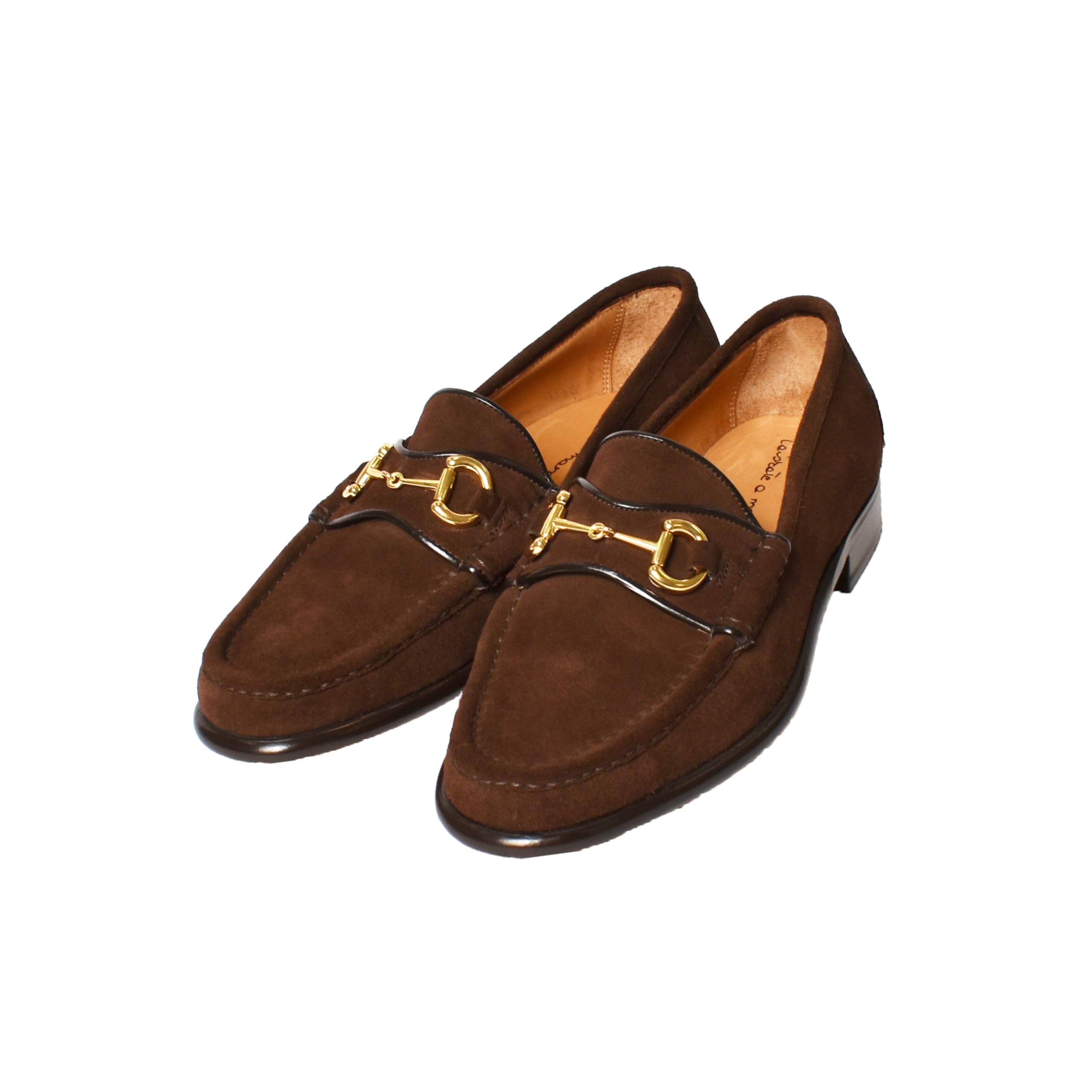 

Leather Shoes Bit Loafer Suede Italian Dark Brown cm [Enzo Bonafe] [2695V/C] Men s 25.0 темно-коричневого кольору
