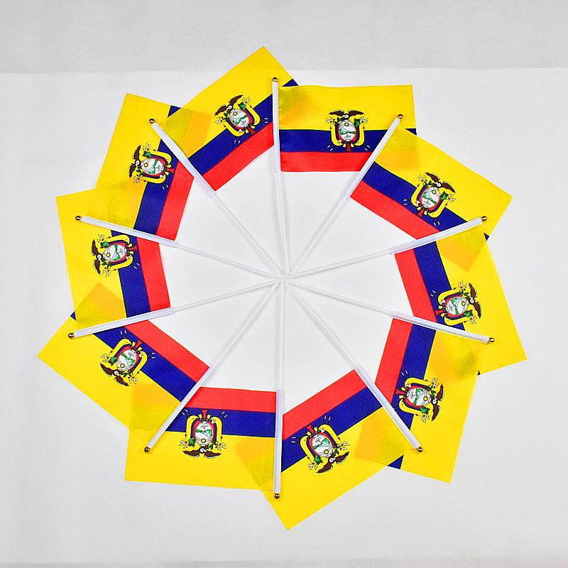 Ecuador 10 Stück 14*21cm Handwimpel