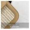 2024 Spring/Summer Women's Knitted Colorblock Straw Handbag – Mori Style
