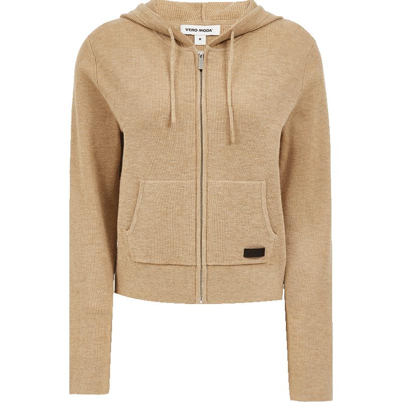 VEROMODA Women's Hooded Full-Zip Knit Cardigan