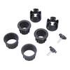 Set of 8 Plastic Patios Table Umbrella Hole Rings Plug Caps Garden Parasol Hole Insert Set for Outdoor Umbrella Support