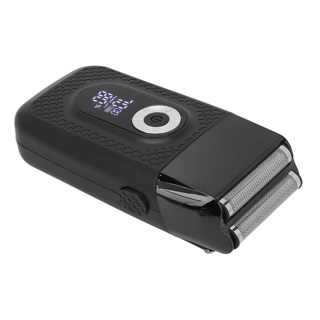 Electric Beard Trimmer LED Adjustable 3 Gears Detachable Blade Rechargeable Reciprocating USB