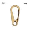 Rope Multifunctional D-shaped Carabiner Spring Quick Buckle Hanging Buckle Stainless Steel Keychain
