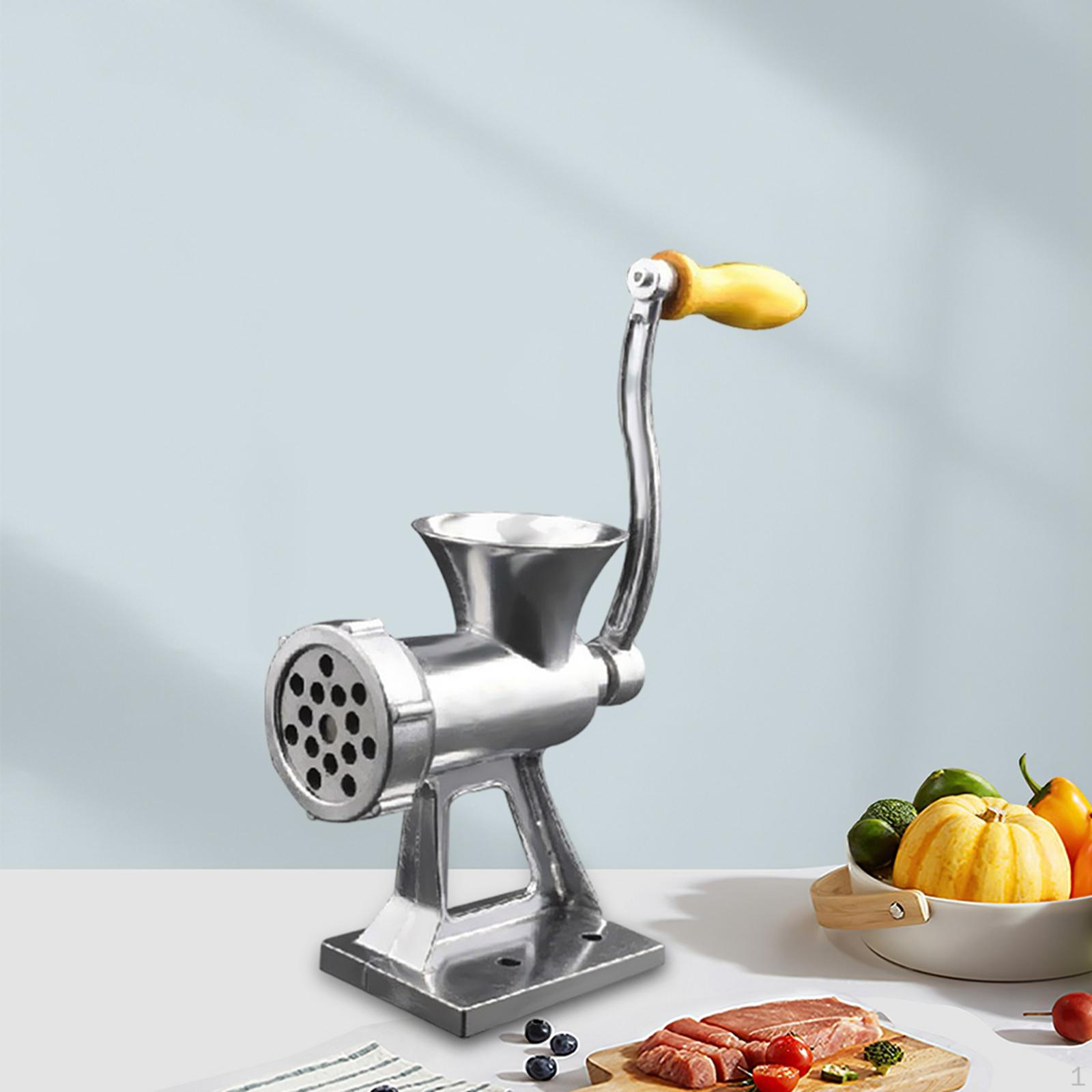 Heavy Duty Hand Operated Crank Meat Mincer Beef Sausages Maker