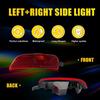 2-8PC Amber&Red Front&Rear Marker Lights Housings For 2016- Mazda Miata MX-5