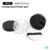 1pcs Portable Plastic Powder Box Empty Loose Powder Container With Sieve Mirror Cosmetic Sifter Jar Travel Makeup Accessories