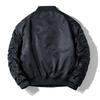 Men's Classic Bomber Jacket Autumn Winter Male's Long Sleeve Thick Flight Pilot Coat Military Baseball  Windbreaker