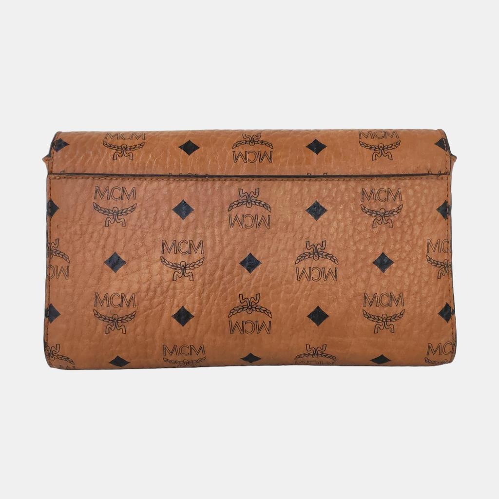[Pre-Owned] Millie Visetos Classic Monogram Print Light Trendy Cool Girl Flap Chain Crossbody Bag Medium - Very Good #1XDIEXZ