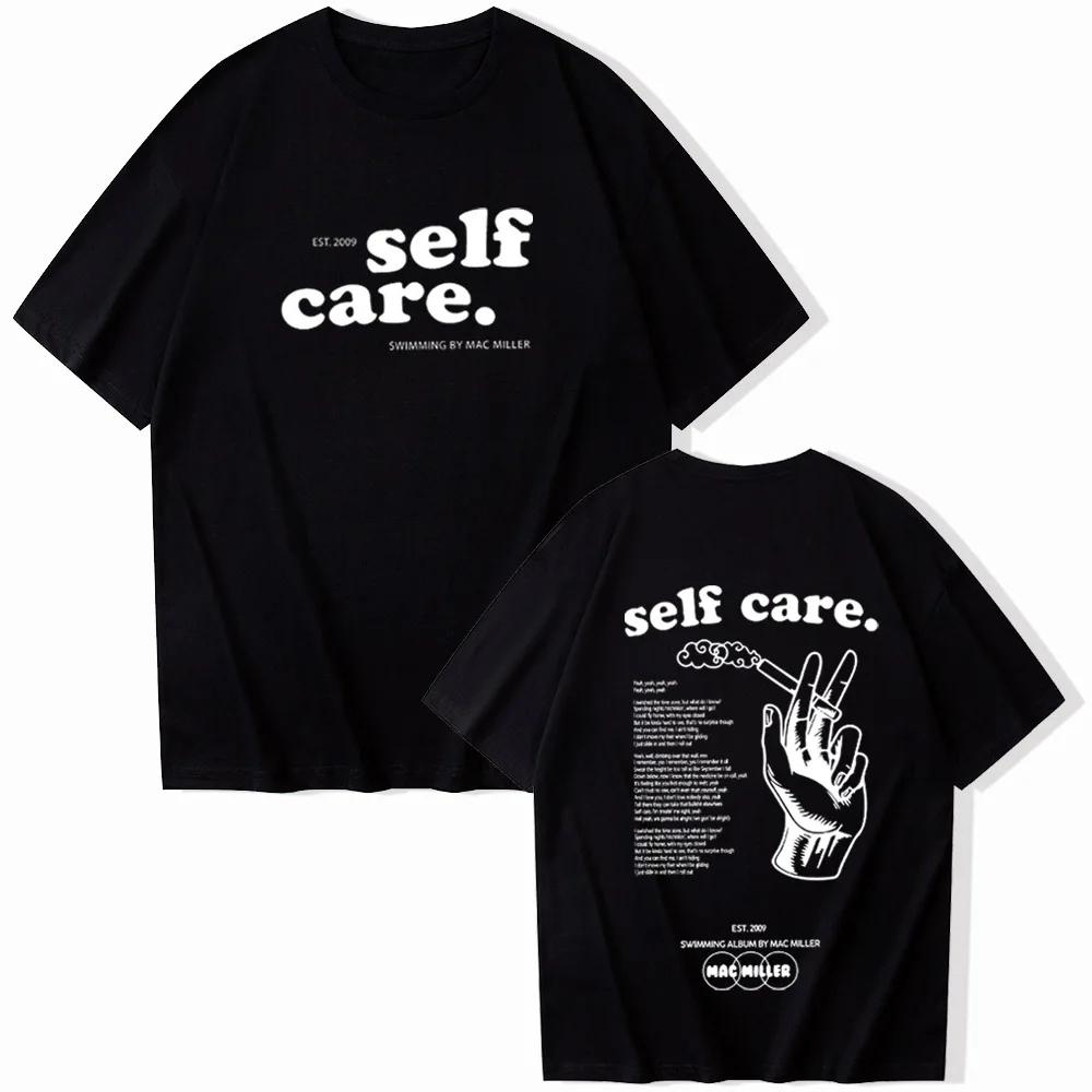 2026 Mac M Self Care Shirt Self Care Shirt Swimming Album Men Women Self Care Merch Gift for Fan Pullover Tops Streetwear Unisex S