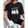 Rundhals-T-Shirt Weiß Aw Rats Niedlicher Mäuse-Aufdruck Für Freizeitkleidung