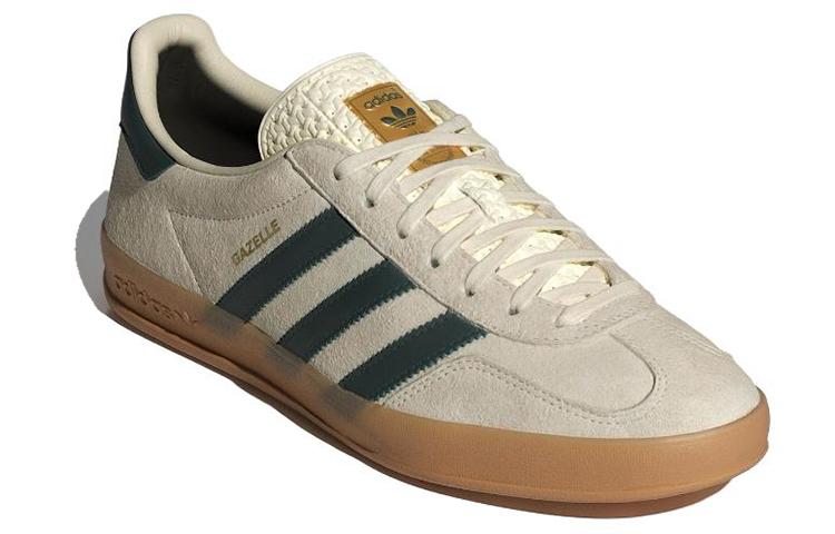 Gazelle Men's Adidas Originals Indoor 'Cream White Green Gum' IH7502