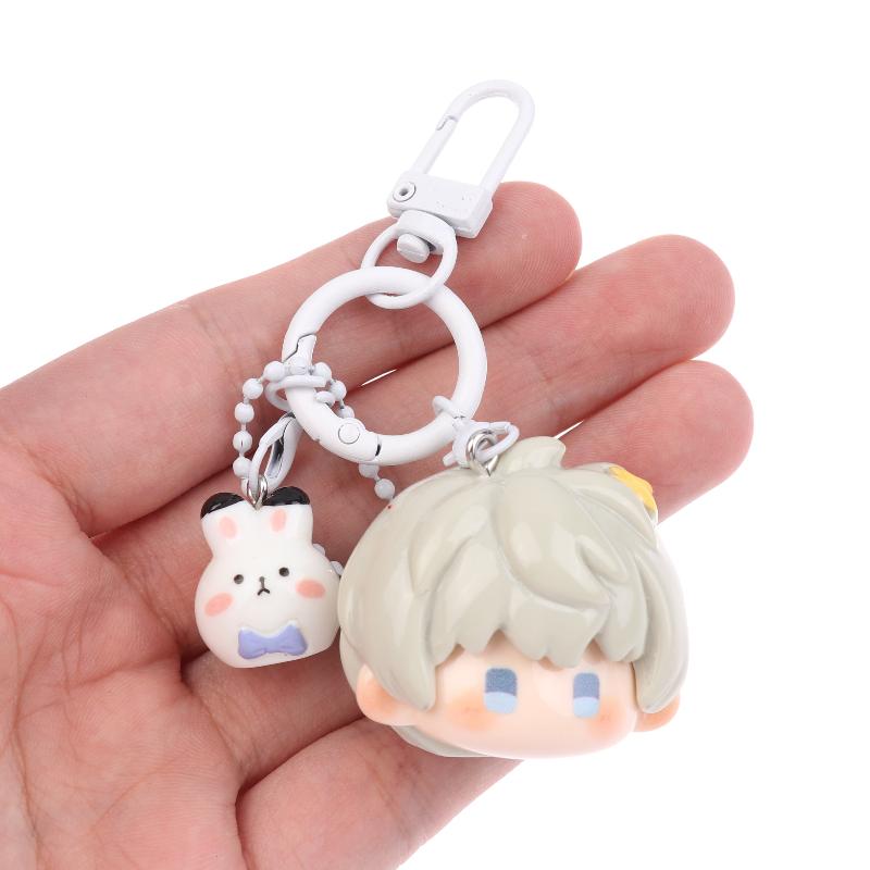 Love And Deepspace Anime Q Version Doll Pendant Keychain Mobile Ornament Backpack Decoration