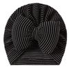 Style Baby Striped Big Bow Headband Hat Baby Products New Indian Hat, Baby Hat