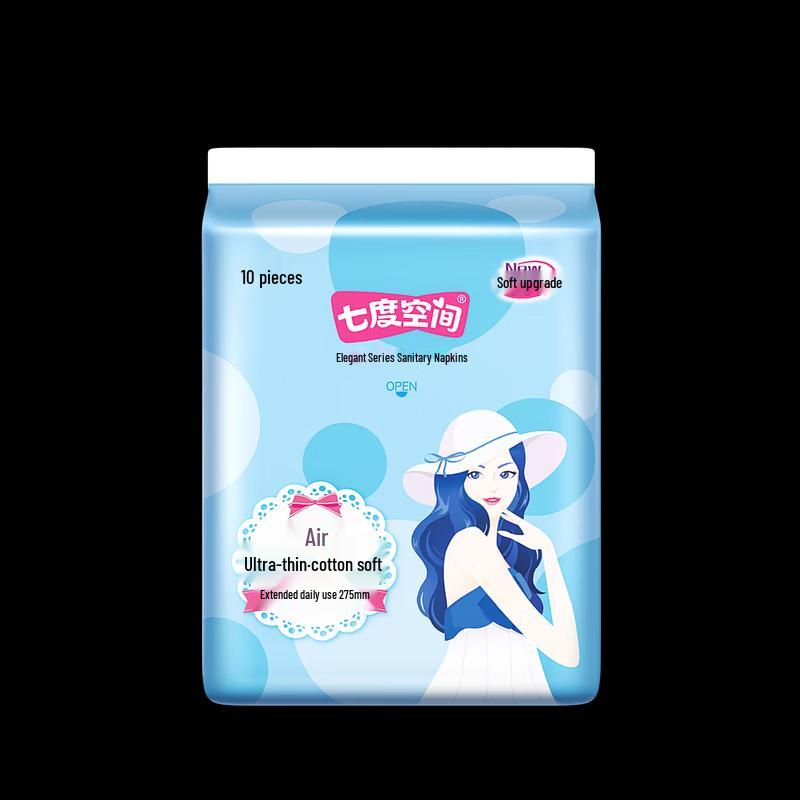 Space 7° Elegant Series Ultra-Thin Day Use Sanitary Napkins