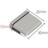 1 Pcs Front Air Conditioner Vent Paddle Car Air Vent Outlet Tab Clip Repair Slider Compatible For Mercedes-Benz S Class S300 W220 1998-2005(Grey)