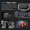 1080P Quad Dashcam mit 4-Kanal-Aufnahme, WiFi, Parkmodus & Smartphone-Synchronisation